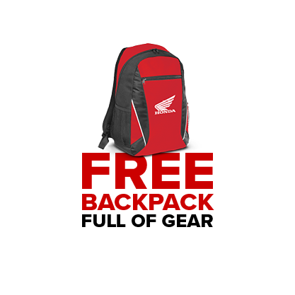 Kids Backpack - CRF125F, CRF125FB, CRF110F, CRF50F, TRX90X