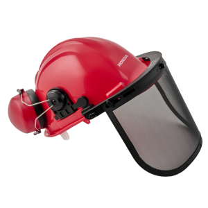 Honda Helmet with Face Shield and Ear Muffs