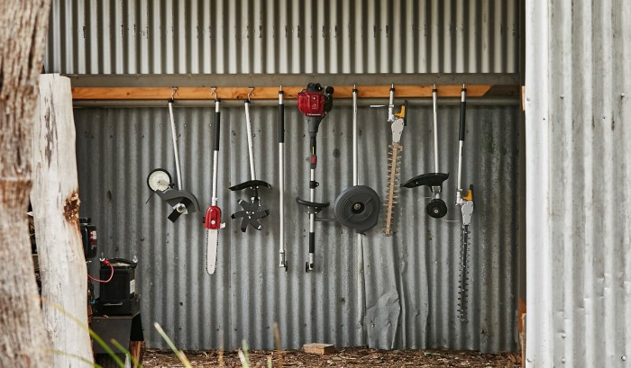 A variety of attachments save you time, storage space, and money A variety of attachments save you time, storage space, and money